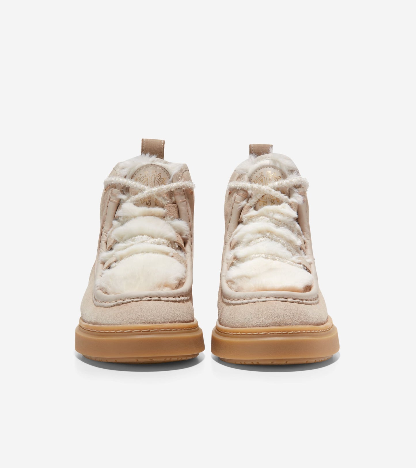 W28156:ANGORA WP SUEDE/NATURAL SHEARLING
