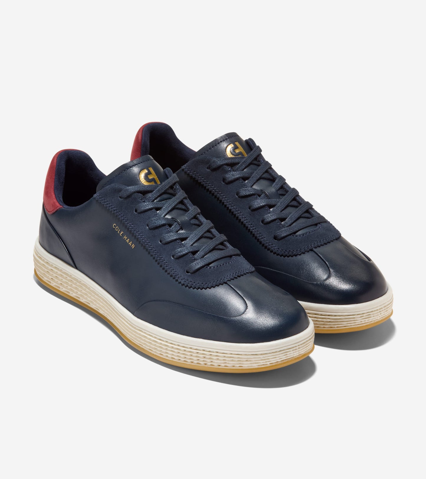 C44873:NAVY BLAZER / CH CLARET / IVORY