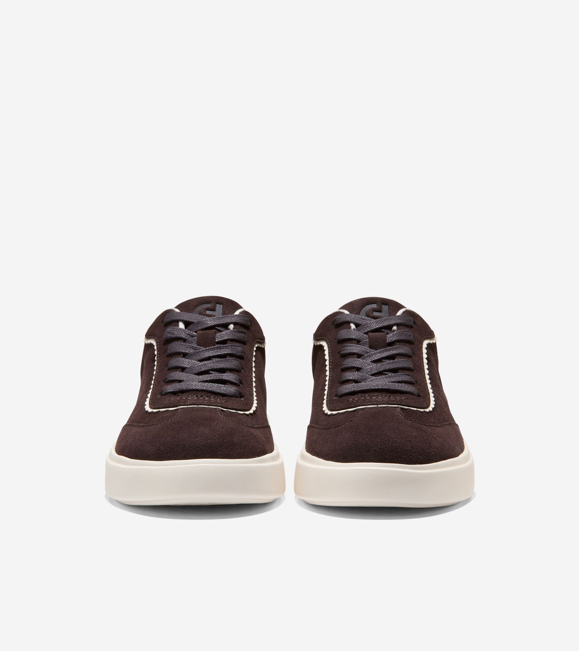 W34885:CH DK CHOCOLATE SUEDE/IVORY/SOFT GOLD/IVORY