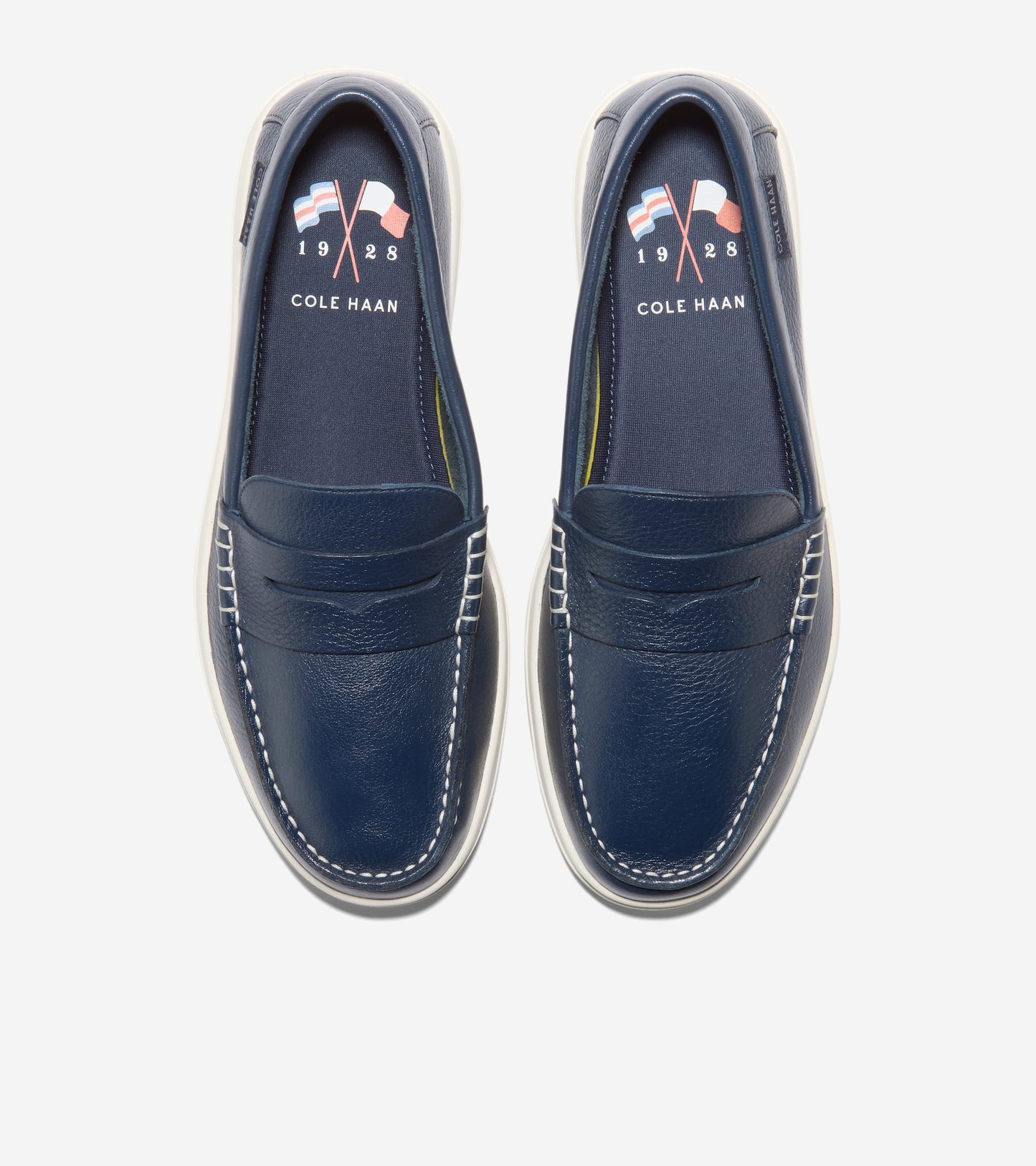 C43779:NAVY BLAZER / IVORY