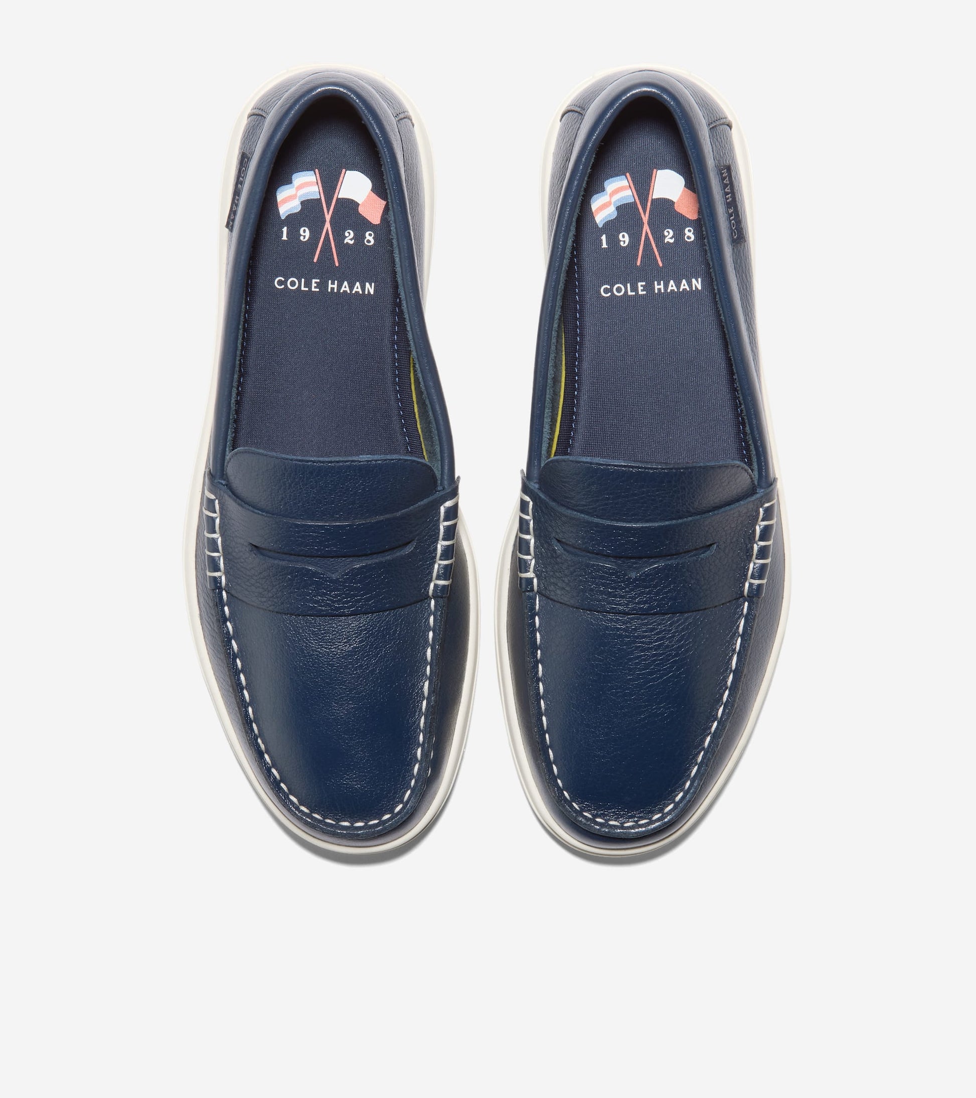 C43779:NAVY BLAZER / IVORY