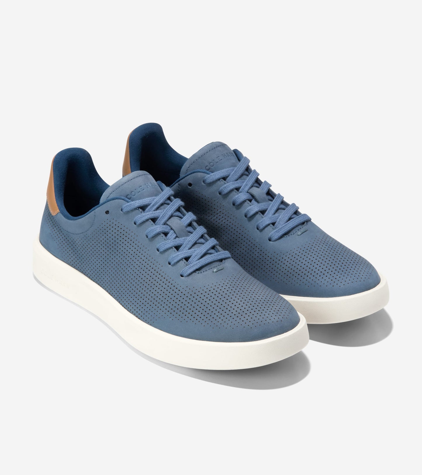 C41693:CHINA BLUE NUBUCK / CH GOLDEN TOFFEE / IVORY