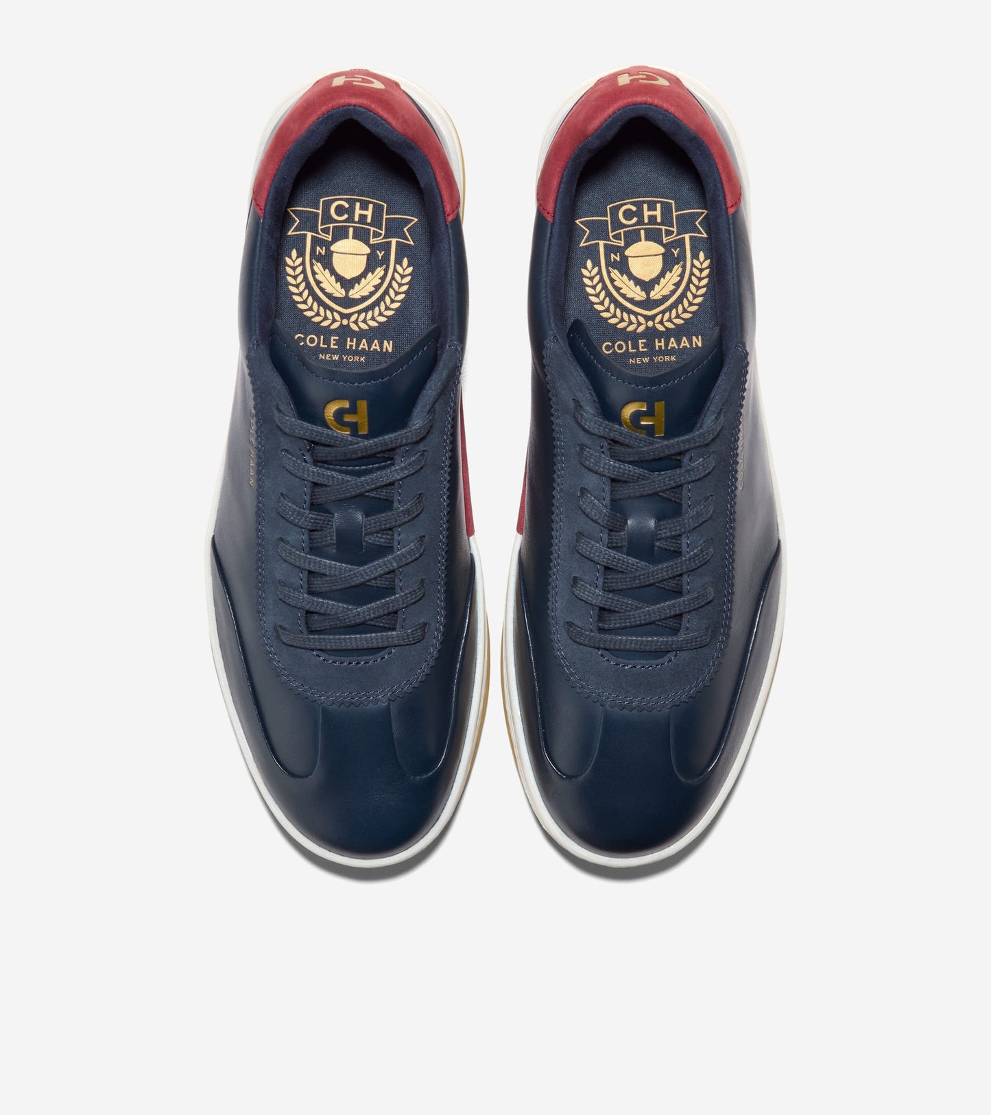 C44873:NAVY BLAZER / CH CLARET / IVORY