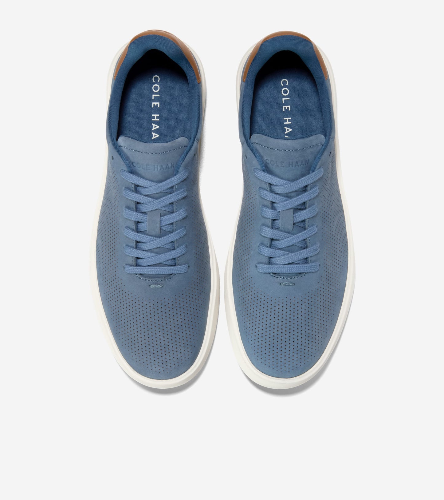 C41693:CHINA BLUE NUBUCK / CH GOLDEN TOFFEE / IVORY