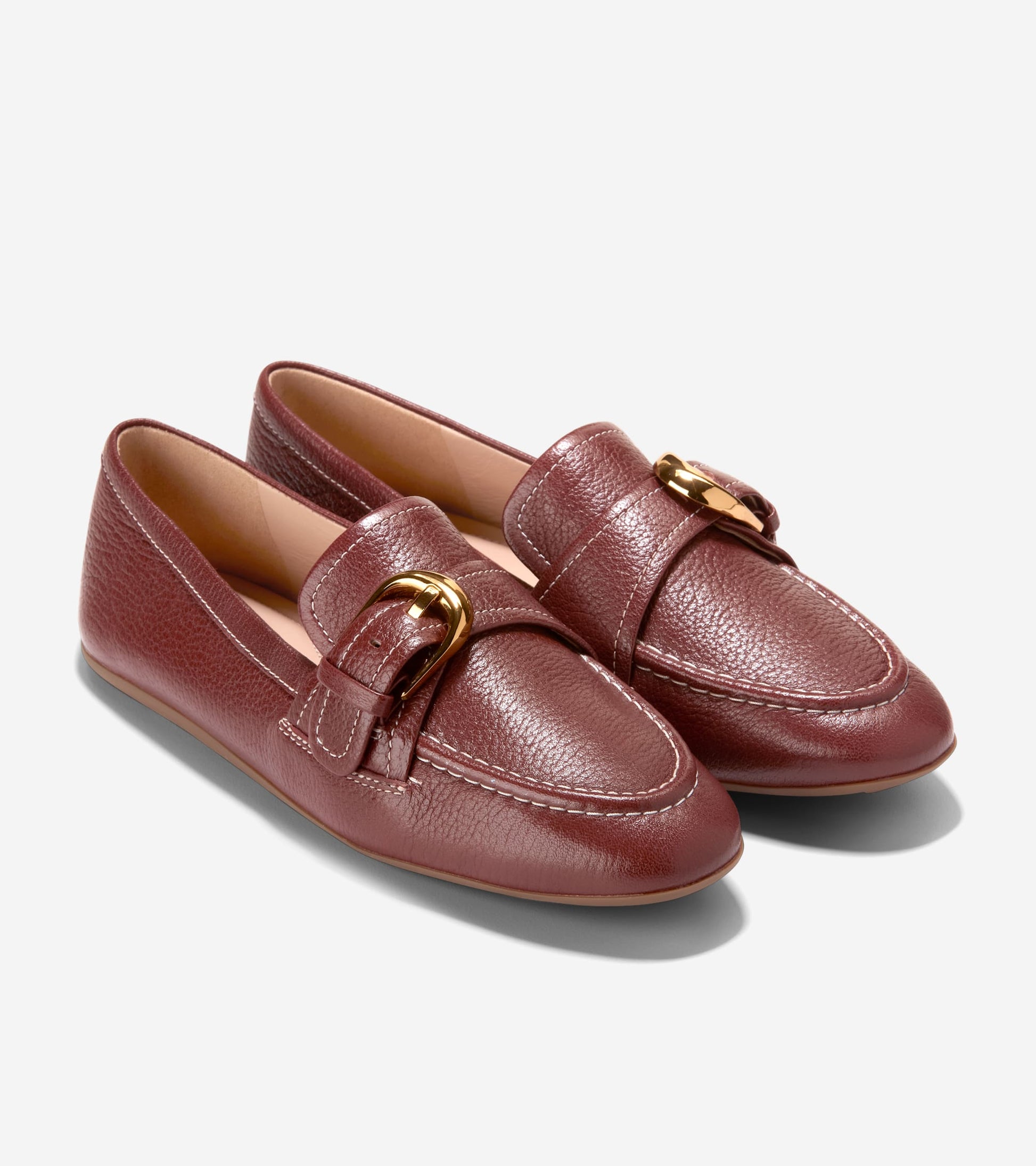 W35403:CH MAHOGANY TUMBLED LEATHER