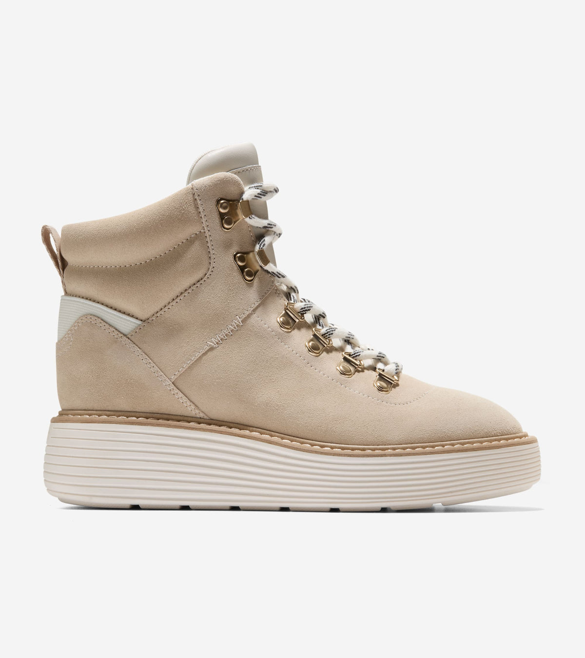 W36252:IVORY WP LTHR/CH OAT WP SUEDE