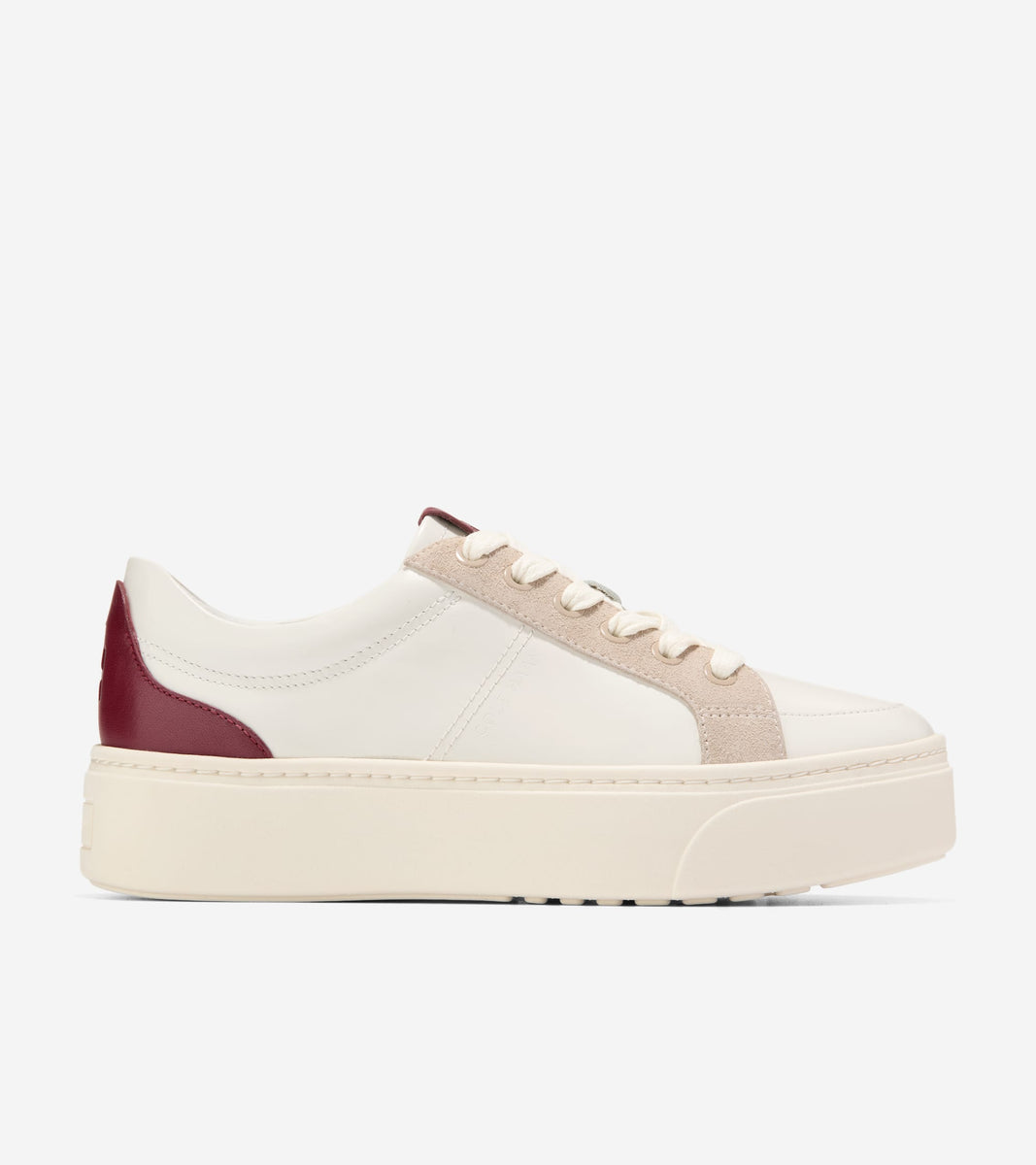 W30683:IVORY/CH OAT SUEDE/BLACK CHERRY/IVORY