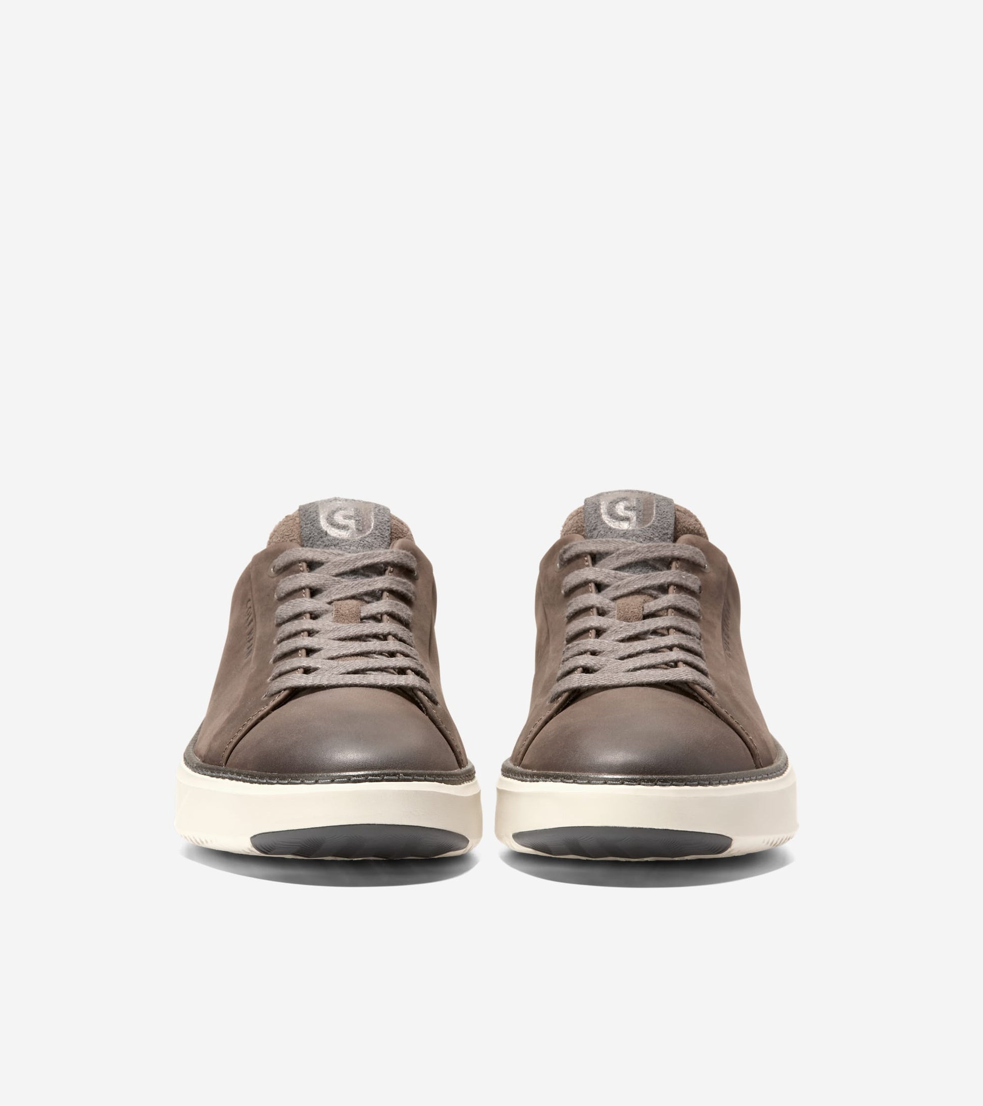 C42222:MOREL NUBUCK / GREY PINSTRIPE / IVORY